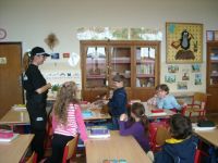 návšteva Městské policie Chotěboř v 1. třídě
