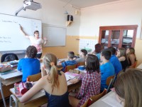 Rodilá mluvčí v hodinách anglického jazyka