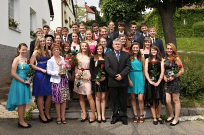 slavnostní vyřazení žáků 9. tříd 26. 6. 2014